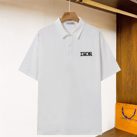 Dior Simple loose and versatile POLO shirt T-shirt-2828  